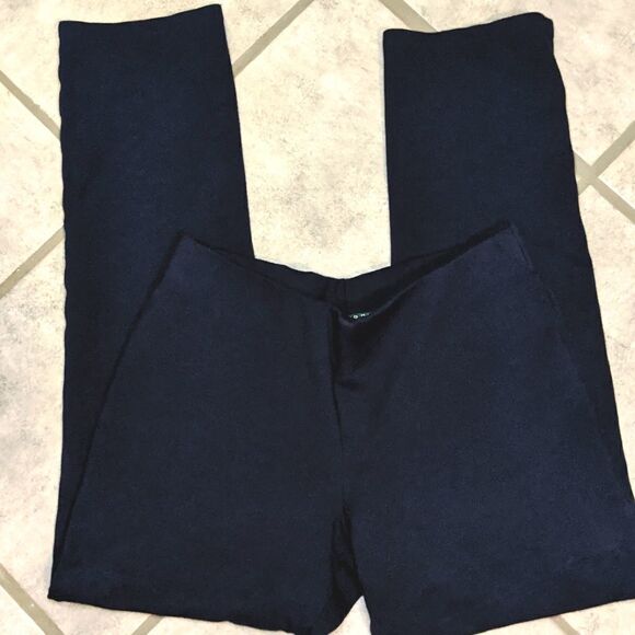 SMALL SUPER soft navy blue Lauren by Ralph Lauren stretch pants - Picture 1 of 3